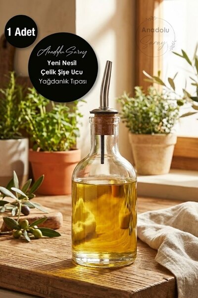 Anadolu Saray 1 Piece New Generation Steel Bottle Tip Service Tool Oil Pot Stopper 1 Piece