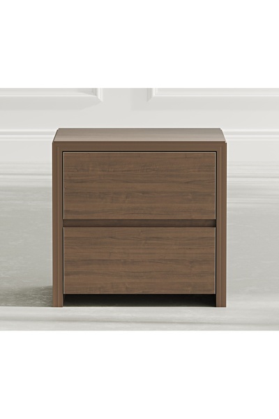 Normod Rend Çift Çekmeceli İskandinav Komodin - Çizilmeye Dayanıklı, Premium Kaplama