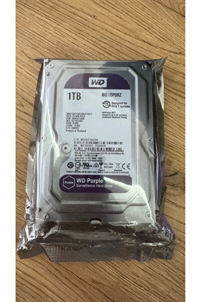 Western Digital (WD) WD PURPLE WD10PURZ 1TB 3.5" 5400 RPM 64MB SATA-3 Güvenli...