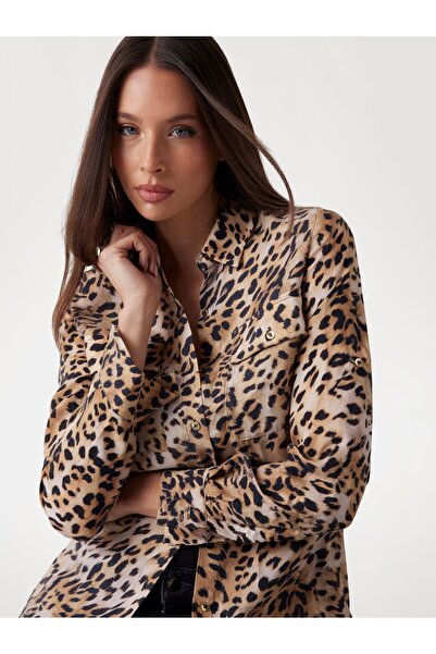 Guess Enora Kadın Regular Fit Gömlek