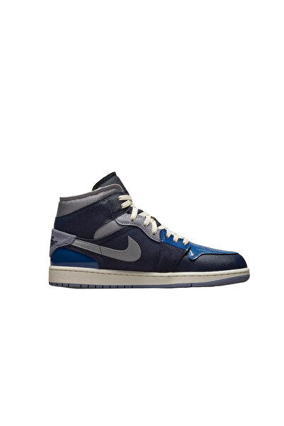 JORDAN Air 1 Mid SE Craft Obsidian French Blue