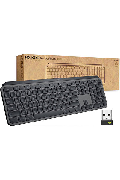 logitech MX Keys for Business Wireless Bluetooth Keyboard (English, Graphite)