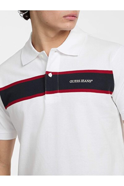 Guess Jeans Ss Striped Erkek Regular Fit Polo T-Shirt