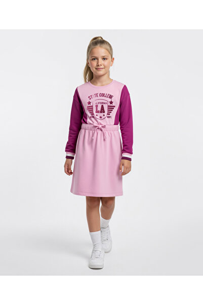 Pine kids Cotton Knit Full Sleeve Color Black Winter Frock State College Cali...