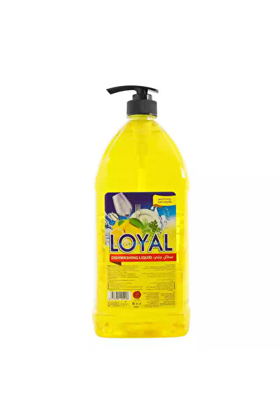 Loyal سائل غسيل الأطباق برائحة الليمون لأطباق لامعة - 2 لتر