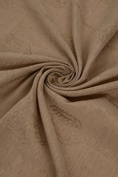 Valentino Orlandi Siena, Jacquard Cocoon Shawl - Motif Pattern - 10 - Latte