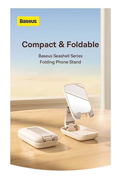 Baseus Seashell Series Folding Phone Stand (with Mirror) Baby Pink