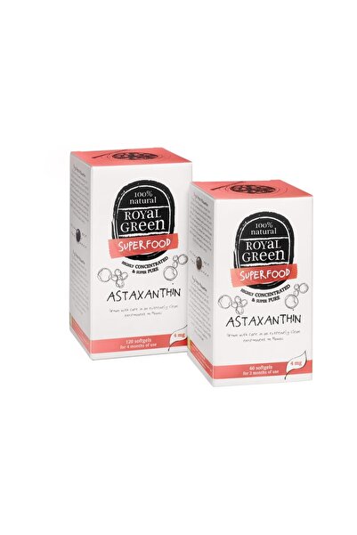 Royal Green Astaxanthin dietary supplement, Royal Green, 60 vegetable capsules