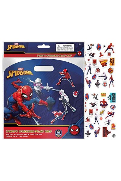 Marvel Spider-Man Puffy Sticker Play Set | 30 Reusable Stickers | Age 3+