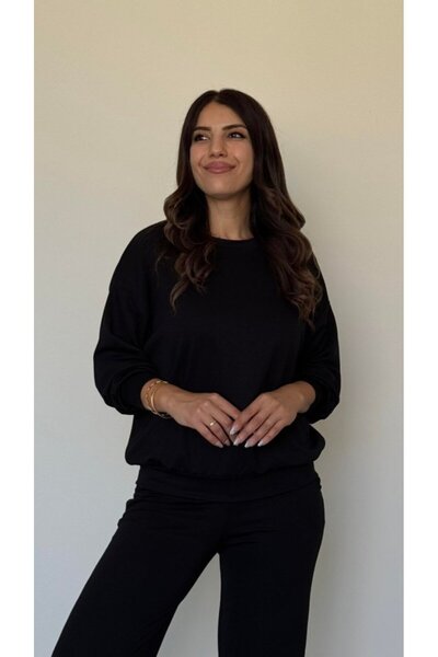 JANES Women's Long Sleeve Crew Neck Viscose Two Thread Blouse and Pants Doubl...