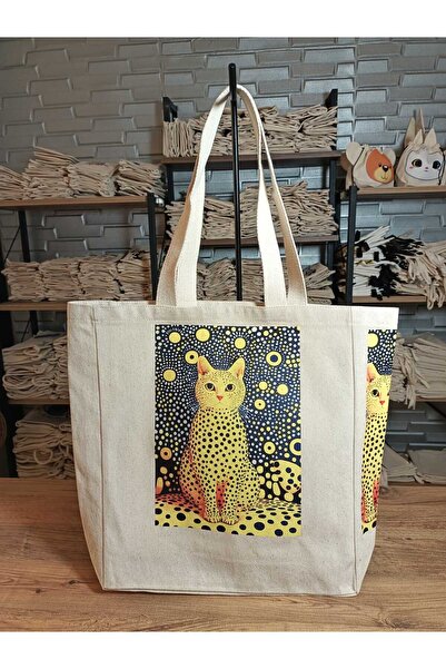 Malika Tüm körüklü kanvas çanta