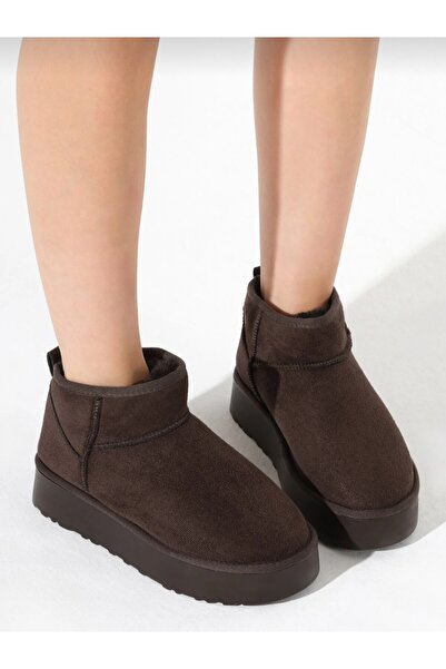 mersin md tekstil Μπότες από καστόρι με επένδυση από γούνα