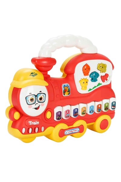 Sunman Minibo Sesli ve Işıklı Piyanolu Tren 52150 Kırmızı