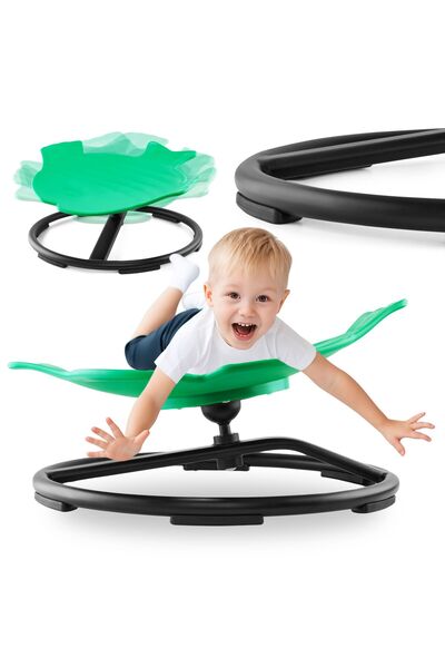 mamabrum Mini carusel pentru copii Pești - culoare verde