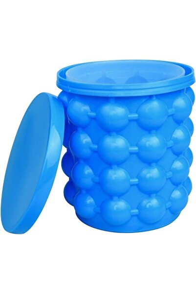 selling depot Aparat inteligent de făcut cuburi de gheață (silicon, 120 cuburi) - Selling Depot, Albastru, 14x12 cm