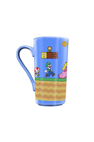 Pyramid سوبر ماريو - كوب لاتيه عتيق - سعة 16.5 أونصة