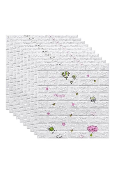 selling depot Set de 10 panouri de tapet 3D autoadeziv din spumă PE 70x70x0,3...