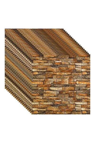 selling depot Set de 20 de stickere autoadezive din spumă 3D, model cărămidă,...