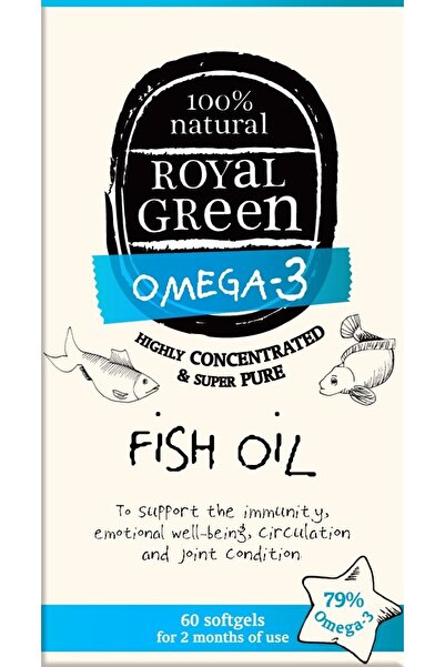 Royal Green Fish Oil, Royal Green, 30 capsules