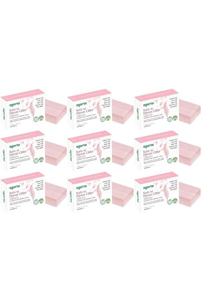 Agarta Handmade Natural Soap 150Gr Dry and Sensitive Skin (Set of 9)