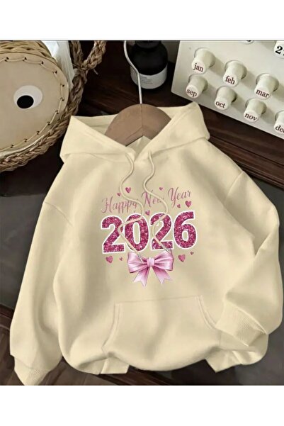 herkesemoda cu glugă Hanorac cu imprimeu text cu glugă de vară