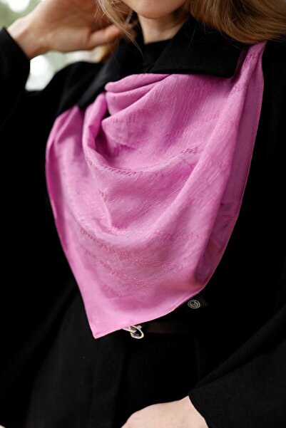 Valentino Orlandi Siena, Jacquard Cocoon Shawl - Signature Pattern - 08 - Fuc...