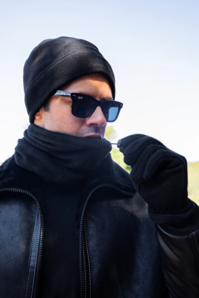 Modalight Polar siyah,Eldiven,Bere,Boyunluk Set