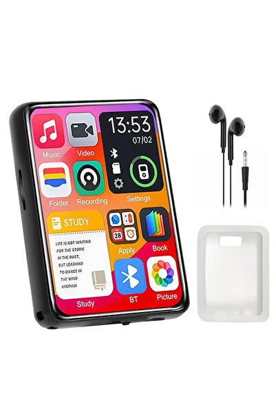 GE 32GB Bluetooth 5.4 MP3 Player - Touch Screen HiFi Lossless with Speaker/Recording/E-Book