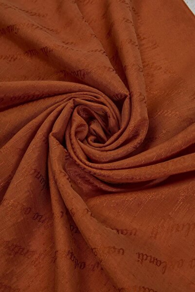 Valentino Orlandi Siena, Jacquard Cocoon Shawl - Signature Pattern - 12 - Tan