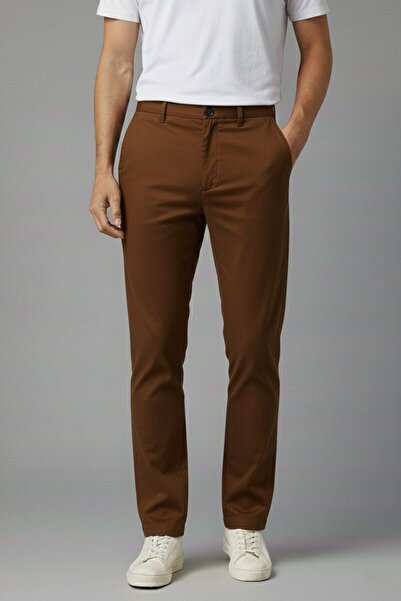 Wekame Men's Regular Fit Comfortable Linen Trousers