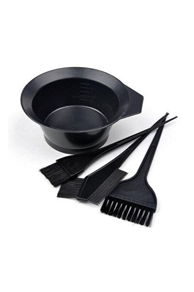 SELA Set de vopsit cu bol și 3 pensule