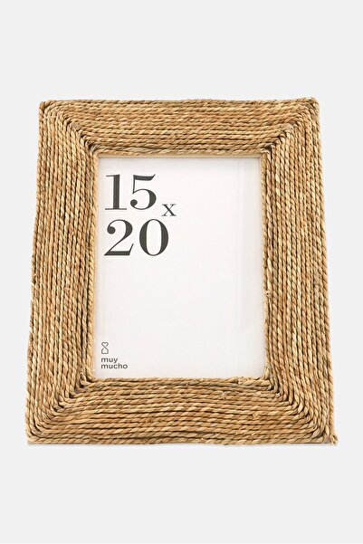 Muy Mucho Wood Photo Frame 15 x 20 cm, Tan