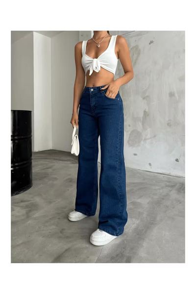 kleshus Newzo Women's High Waist, Casual, Wide Leg, Stretch Fabric Wide Leg ,...