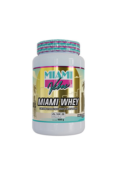 Miami Vibes Miami Whey 908g, pudra, Miami Vibes, Proteina din zer, Vanilla Cream