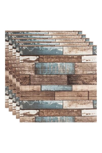 selling depot Set de 5 plăci de tapet 3D autoadezive din spumă, 70x70x0,3 cm, multicolore