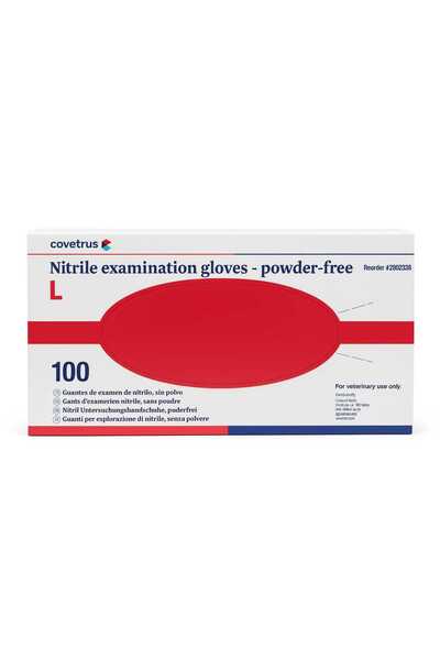covetrus Mănuși de examinare din nitril – NEGRE, fără pudră (Powder-Free) 100...