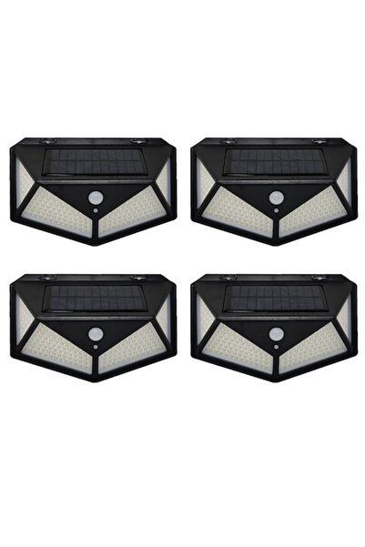 selling depot Set de 4 lămpi solare LED cu senzori de mișcare și amurg, 3 mod...