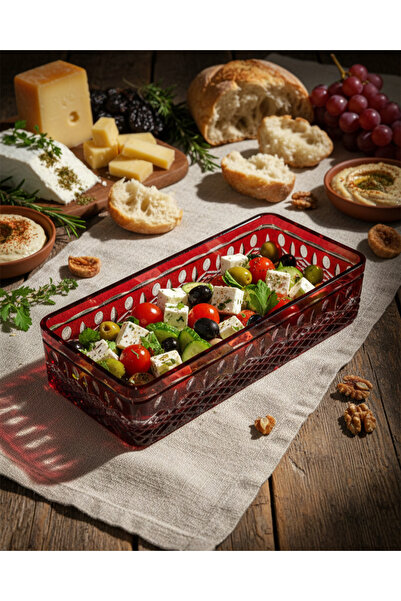 AKDEN STORE Liva Series Cutout Decor Baton Bowl 25X15