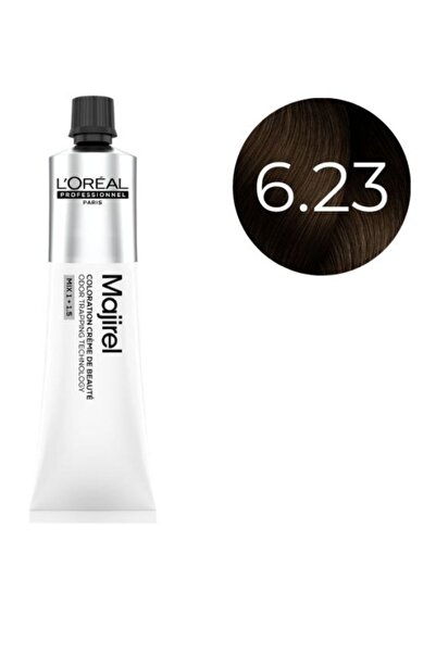 L'oreal Professionnel Majirel Saç Boyası 6.23 Koyu Kumral İrize Dore 60 ml-Ye...