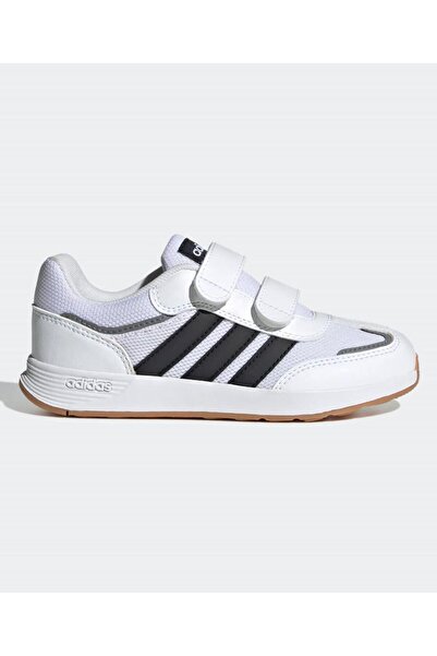 adidas حذاء Tensaur Switch - أبيض سحابي وأسود أساسي
