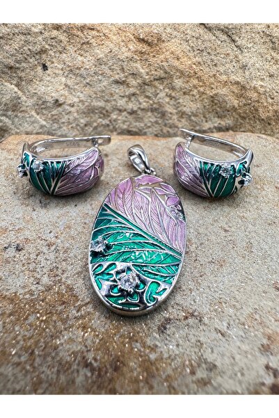 Consuela Set cercei si pandantiv din argint 925