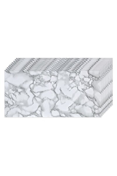 selling depot Set de 10 panouri decorative, autoadezive gri marmorat, 30x60cm...