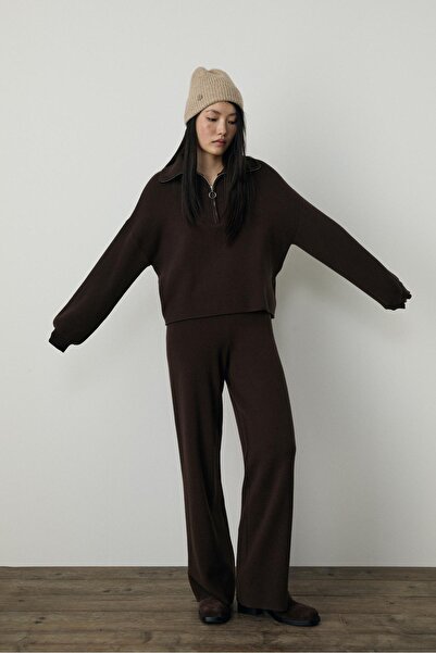 Stradivarius Knit jumper with zip