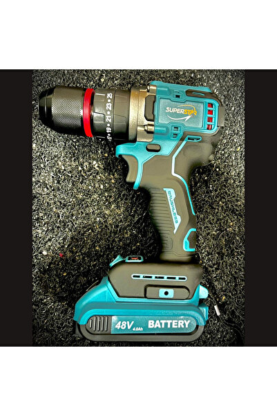 Superstar مثقاب لاسلكي بدون فرشات بجهد 48 فولت وسرعة دوران 3300 دورة في الدقي...