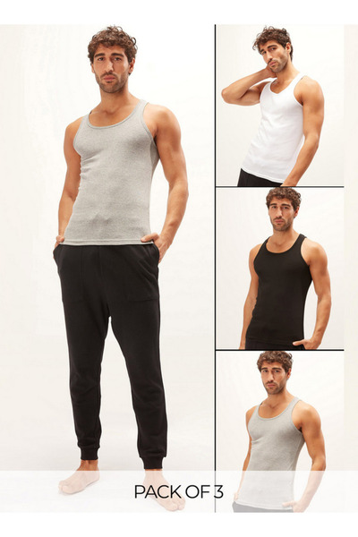 FAV Set of 3 - Scoop Neck Vest