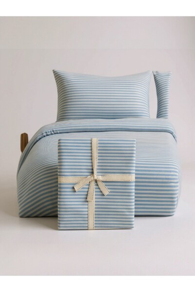 Days In Colours طقم غطاء لحاف مزدوج من سيرينيتي – 100% قطن عضوي