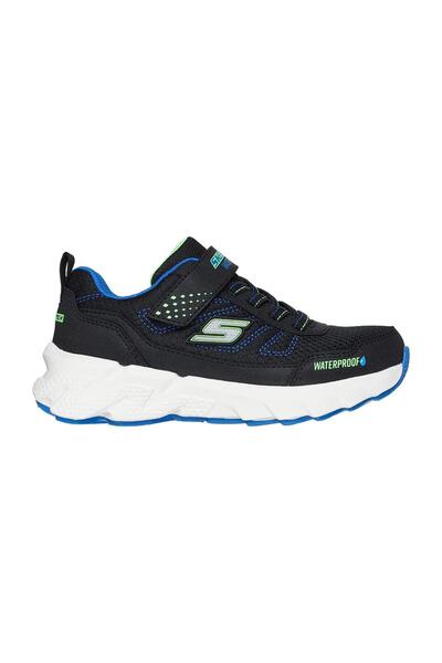 SKECHERS Elite Sport Tread Aquavek Velcro Closure Sneakers - Black/Blue