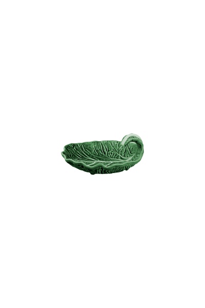 Bordallo Pinheiro - Lahana Derin Orta Boy Yaprak 18,5 cm
