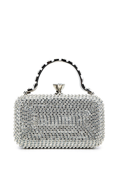 Tamer Tanca Kadın Vegan Gri Abiye Çanta