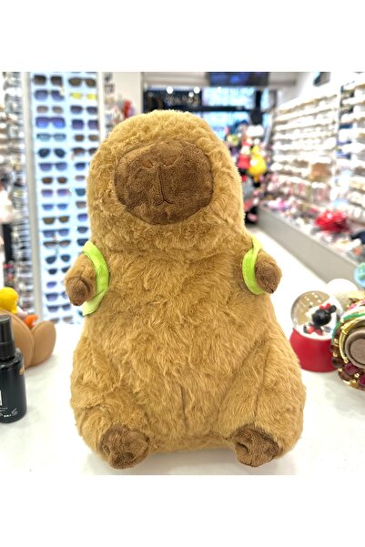 GLOW ACCESSORIES BAE Kaplumbağa Çantalo Kapibara Peluş Oyuncak 30 Cm